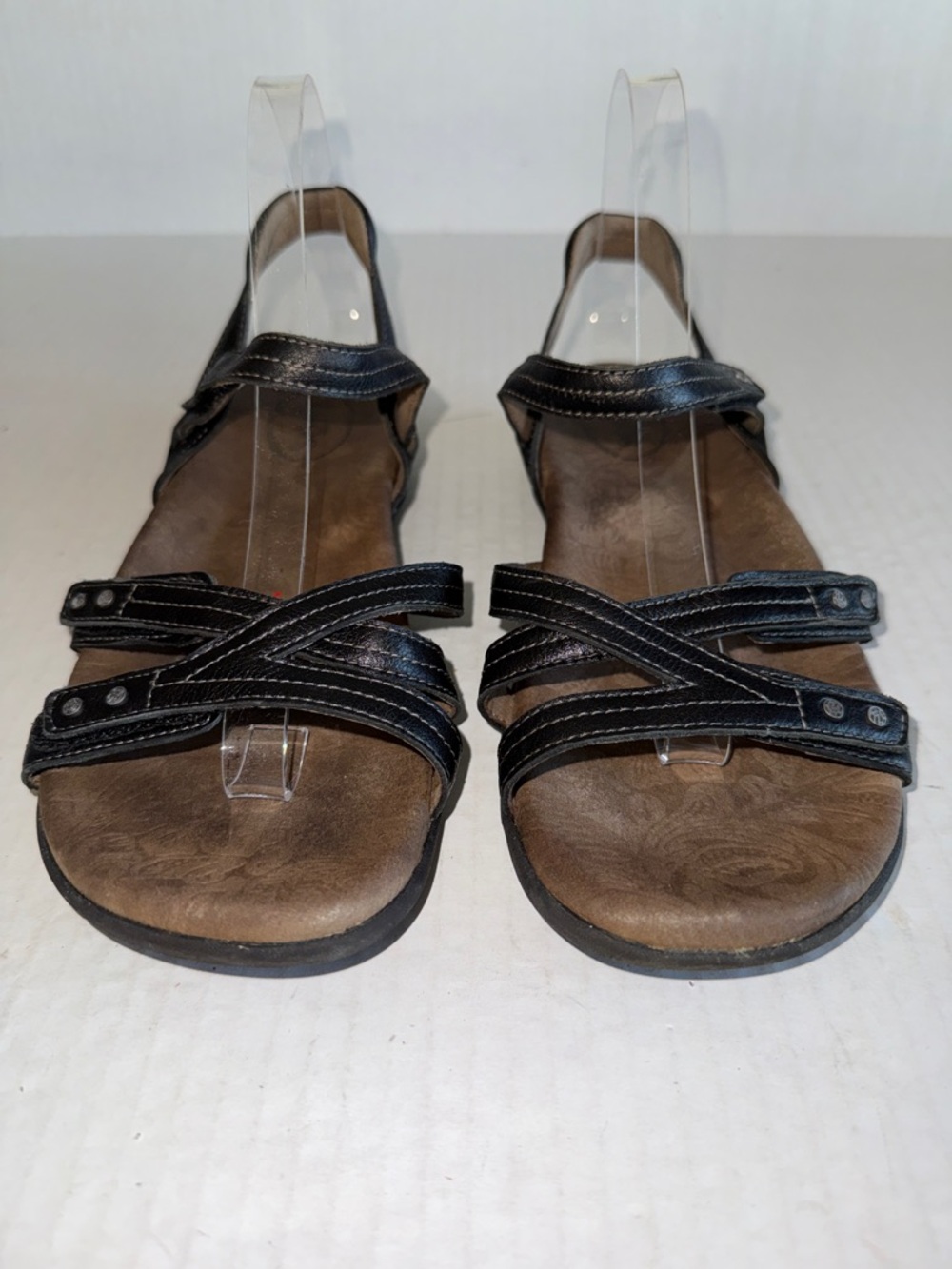 Women’s Black Strappy Slingback Sandals